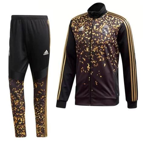 adidas trainingspak zwart goud|Adidas trainingspak.